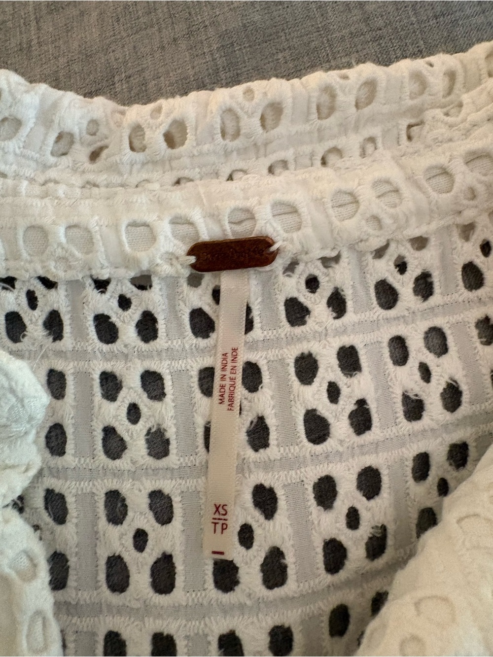 Free People Remino Eyelet Mini Dress - Picture 3 of 3